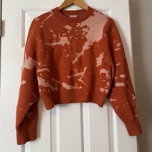 Kerisma Carrara Angora Blend Sweater - Rust/Ecru - M/L